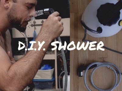 How To Make A DIY Vanlife Shower | Portable Camper Shower