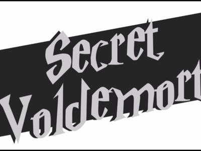 How to make Secret Voldemort DIY