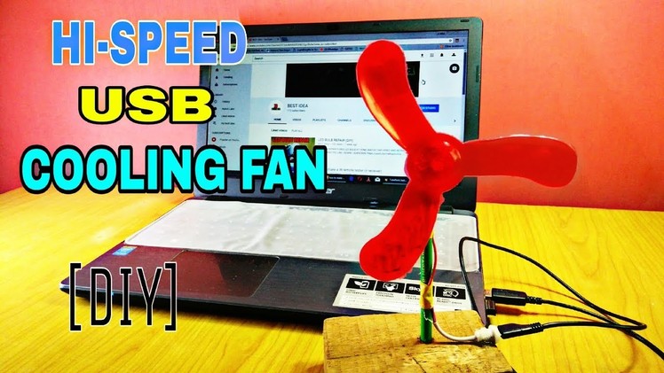 How to make usb cooling fan |DIY| by best idea