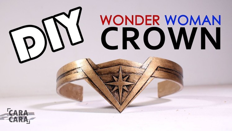 How to Make Wonder Woman Crown From Cardboard