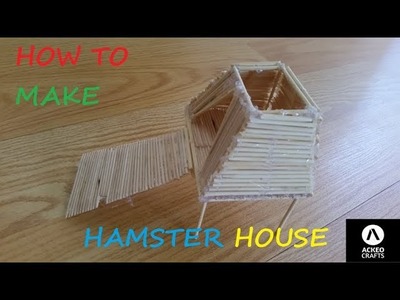 How to make wooden house for hamster very easy | DIY |