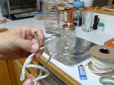 Hurricane Emergency Light DIY Mason Jar Candle Kerosene Kit Earhtquake Preparedness Prep