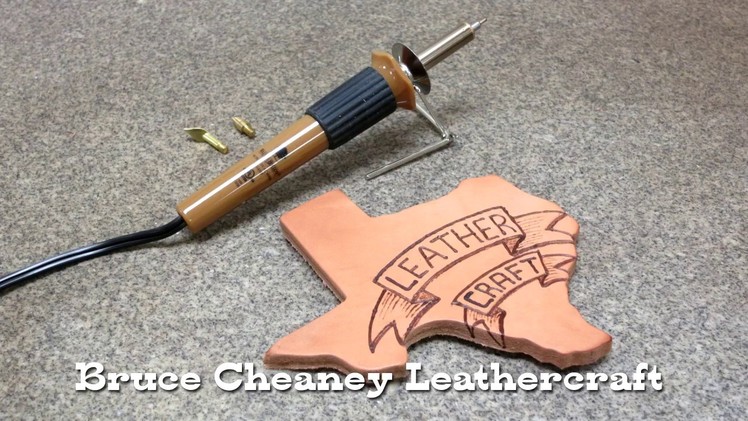 LEATHER BURNING TUTORIAL FOR BEGINNERS - PYROGRAPHY ON LEATHER