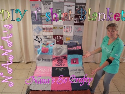 Living Cooper - Nana's DIY Tshirt Blanket How To