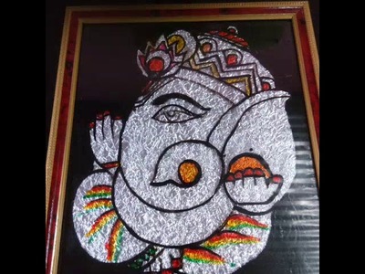 Lord Ganesha Glass paint tutorial