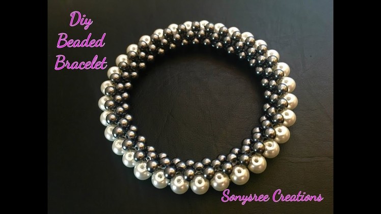 Pearl Bangle (Right Angle Weave)???? VERY EASY BEGINNERS TUTORIAL