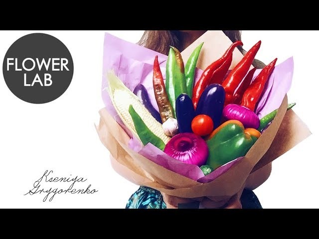Peppers bouquet DIY Veggie BOUQUET HOW to MAKE a VEGETABLE Bouquet