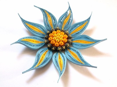 Quilling Flower Tutorial: Tropical Flower Quilling