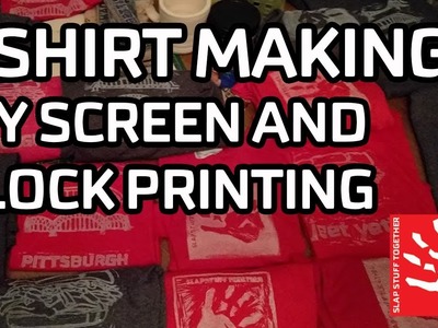 SST T-SHIRT Making: DIY BLOCK AND SCREEN PRINTING