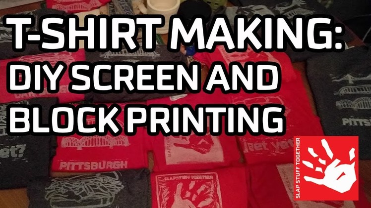 SST T-SHIRT Making: DIY BLOCK AND SCREEN PRINTING