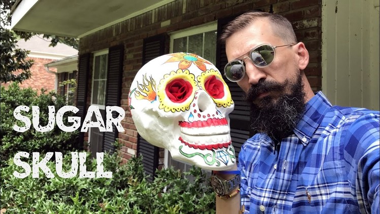 Sugar Skull - Day of the Dead - Dia de los Muertos Skull Tutorial
