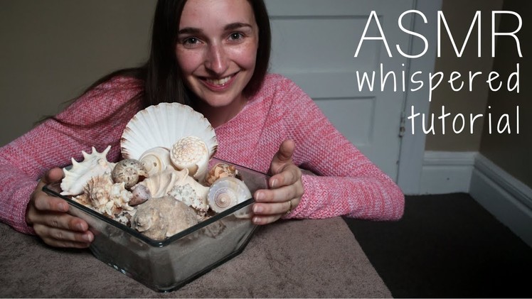 Whispered Tutorial - How To Make a Decorative Bowl With Shells