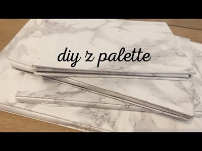 Z Palette out of a notebook | DIY ????