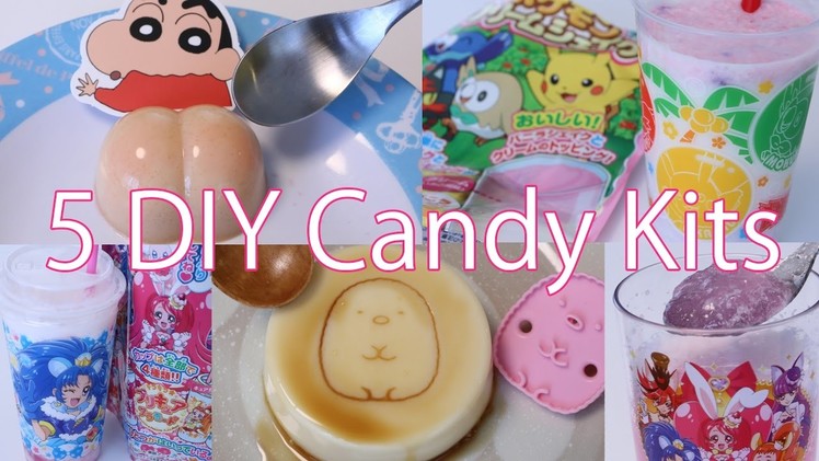 5 DIY Japanese Interesting Candy Kits