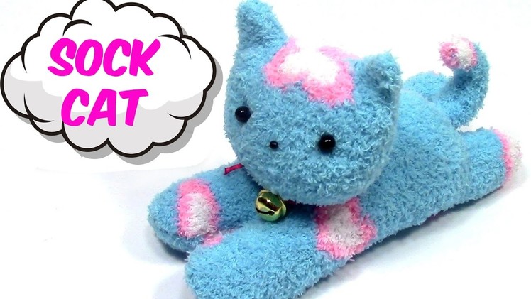5 Minute Craft To Do When You're BORED! SOCK CAT