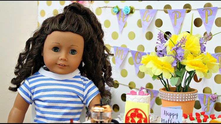 American Girl Doll Mother's Day Tea Party DIY \ Hey its Whitney