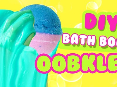 COOLEST DIY Bath Bomb Slime with Ooblek Recipe ♡ 10 Days of Slime! ♡ How to Make Homemade Slime