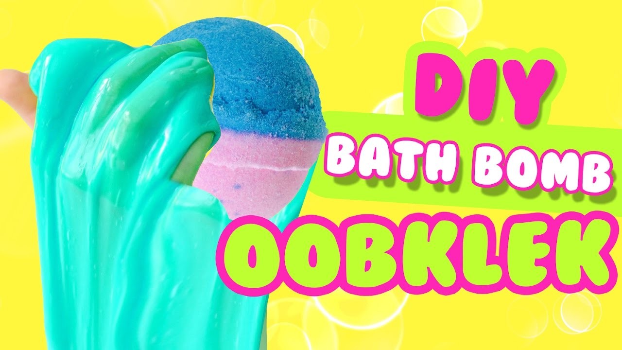 COOLEST DIY Bath Bomb Slime with Ooblek Recipe ♡ 10 Days of Slime