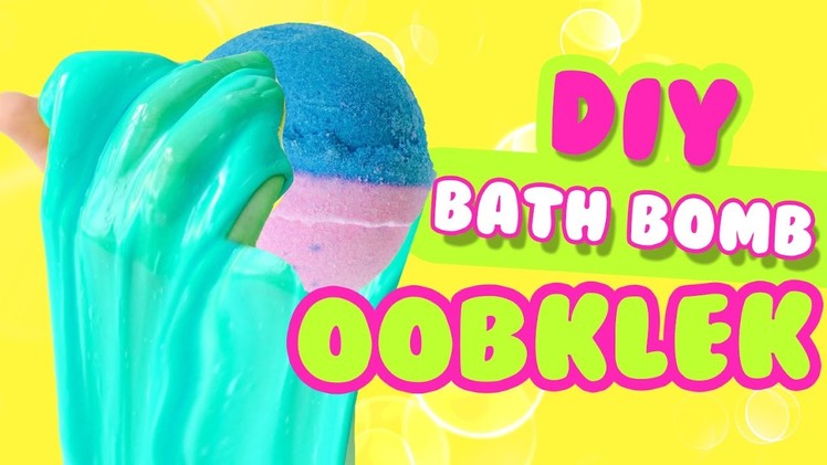 COOLEST DIY Bath Bomb Slime with Ooblek Recipe ♡ 10 Days of Slime! ♡ How to Make Homemade Slime