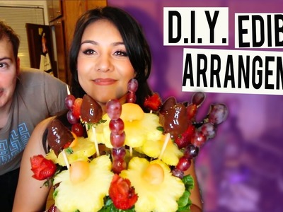 D.I.Y. EDIBLE ARRANGEMENT FOR MOTHER'S DAY! - #TastyTuesday