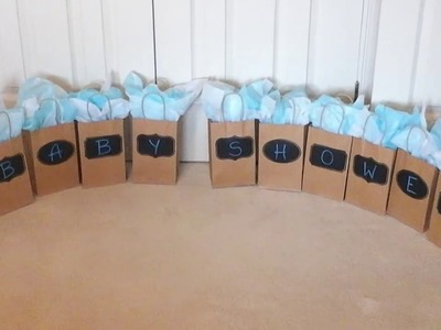 DIY Baby Shower Games BABY SHOWER BAG Game
