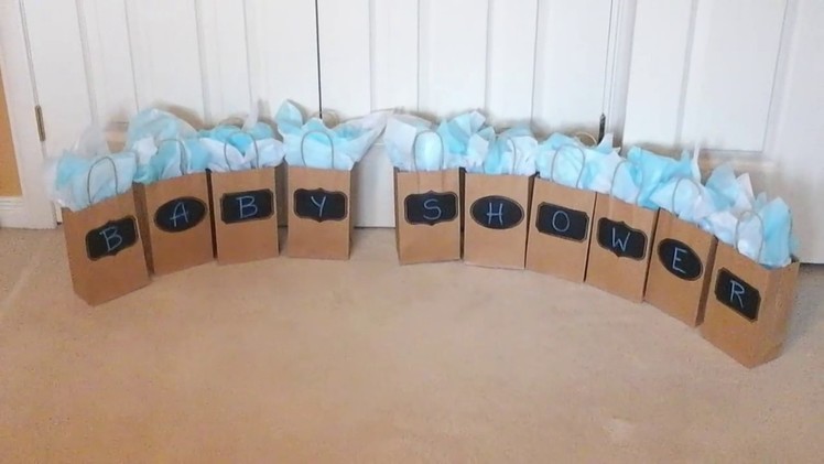DIY Baby Shower Games BABY SHOWER BAG Game