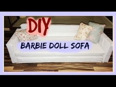 DIY: barbie doll sofa. dollhouse furniture