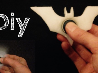 DIY Batman fidget spinner (batman mod)