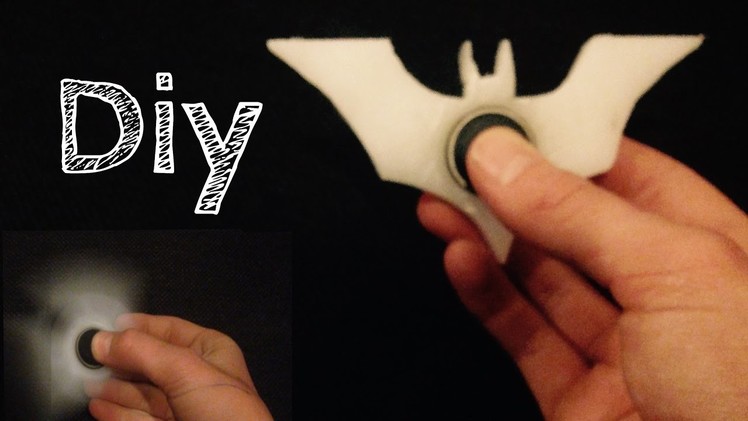 DIY Batman fidget spinner (batman mod)