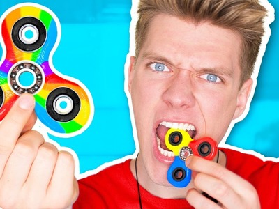 DIY Candy Fidget Spinners YOU CAN EAT!!!!!!! Rare Edible Fidget Spinner Toys & Tricks