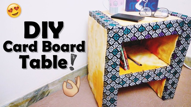 DIY Card Board Table || Cardboard Table
