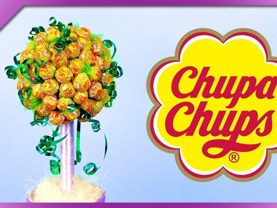 DIY Chupa Chups lollipop tree for Children's Day, birthday (ENG Subtitles) - Speed up #357