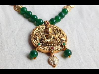 DIY Fashion Jewelry:  Beaded Antique Lakshmi Malai