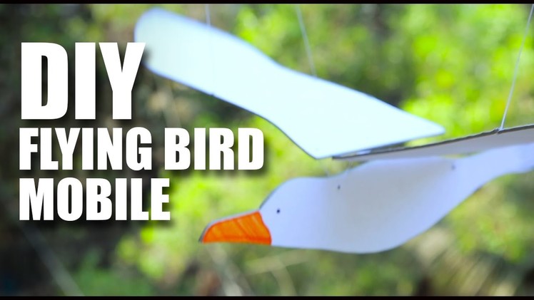 DIY Flying Bird Mobile | Room Décor Ideas | Mad Stuff With Rob