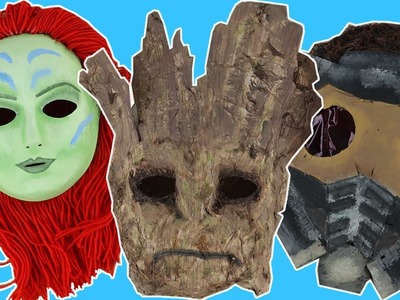 DIY: GUARDIANS OF THE GALAXY - MASK COMPILATION | Wildbrain Toy Club - Fun for Kids!
