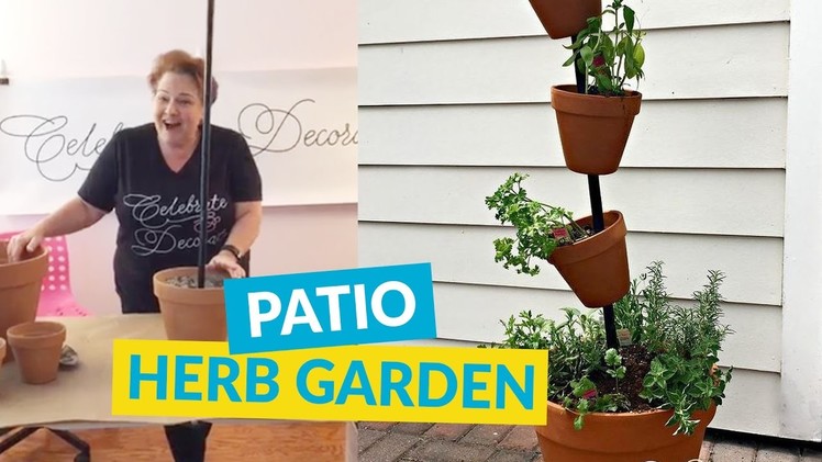 DIY Herb Garden For Your Patio!