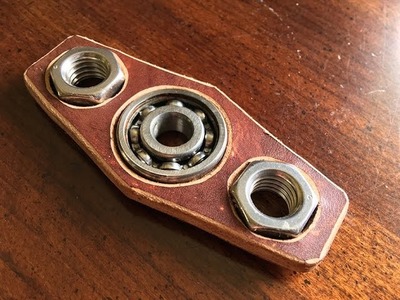 DIY: Leather Spinner Fidget Toy, ver 2.0 (see description)