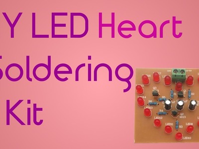 DIY LED Heart Soldering Kit Review + DIY Soldering Iron Test