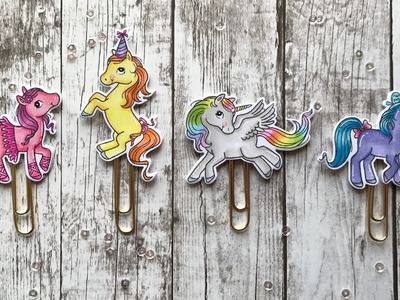 DIY Magical Ponies Planner Clips - Your Next Stamp (Stamp, Create, Repeat Series)