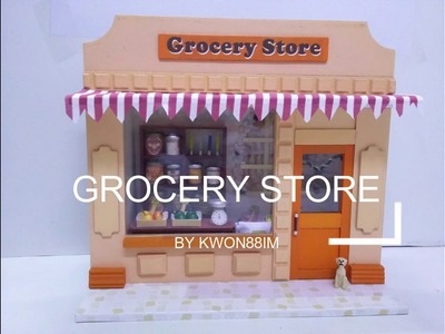 DIY Miniature Grocery Store with LED