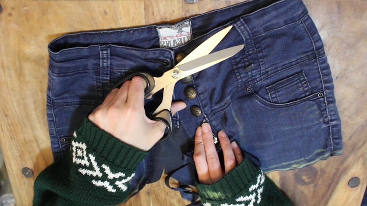 DIY No Sew Utility Belt from Old Jeans for Burning Man