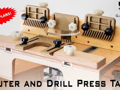 DIY | Portable Router Table and Drill Press Table 2 in 1 | With Plans