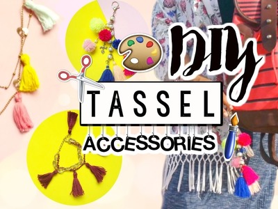 DIY Super Easy Spring Boho Tassel Jewelry | RtDiy