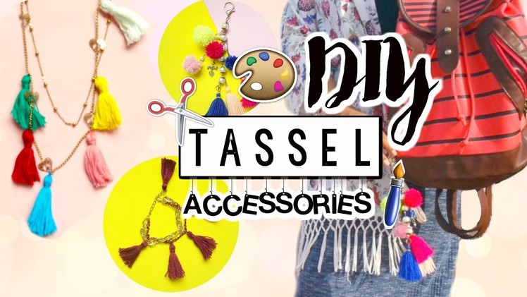 DIY Super Easy Spring Boho Tassel Jewelry | RtDiy