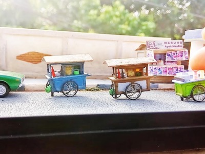 DIY Toys Mini Ice Cream Cart Handmade Toys & Diecast [Diorama 1:87]