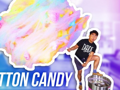 DIY WORLD'S GIANT COTTON CANDY EVER!