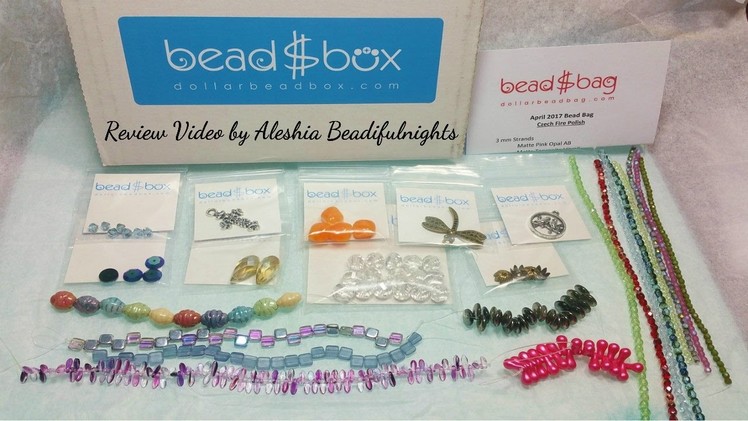 Dollar Bead Box and Bag Review Video April 2017