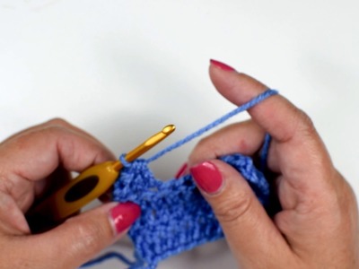 Double Crochet 2 Stitches Together (dc2tog) Left-handed