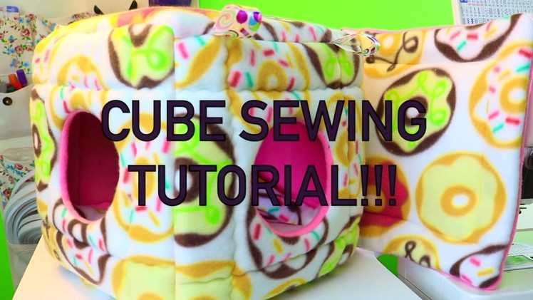 Foam Cube with Removable Pads Sewing Tutorial!