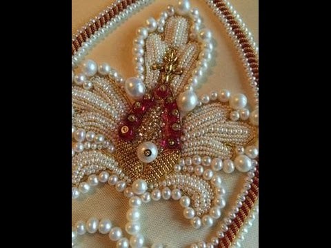 Gold Threads and Pearl Embroidery Sewing